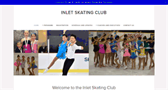 Desktop Screenshot of inletskatingclub.com